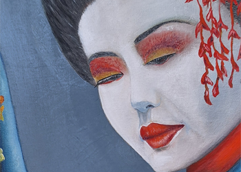 Portret Japanse vrouw